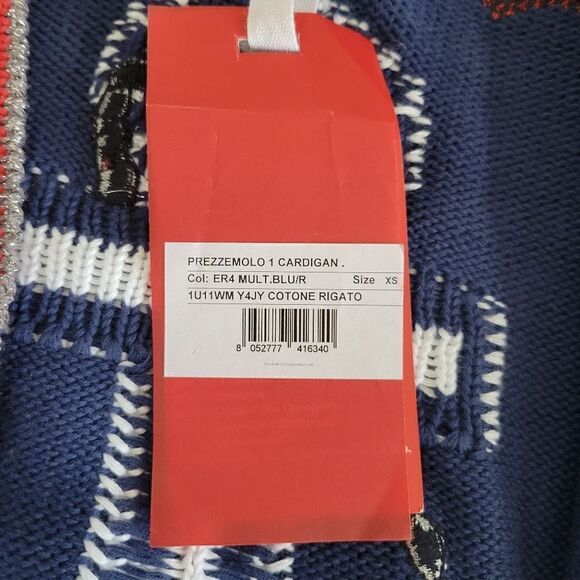 PINKO Coca Cola Knit Nautical Cardigan Sweater XS - Picture 6 of 12